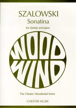 Sonatina for clarinet and piano Antoni Szalowski Partition Clarinette