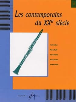 Les contemporains du 20ème s. - Volume 1 Partition Clarinette