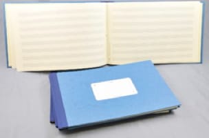 Cahier de musique 8 Portées de Musique Cahier Papier PORTÉES SEULES