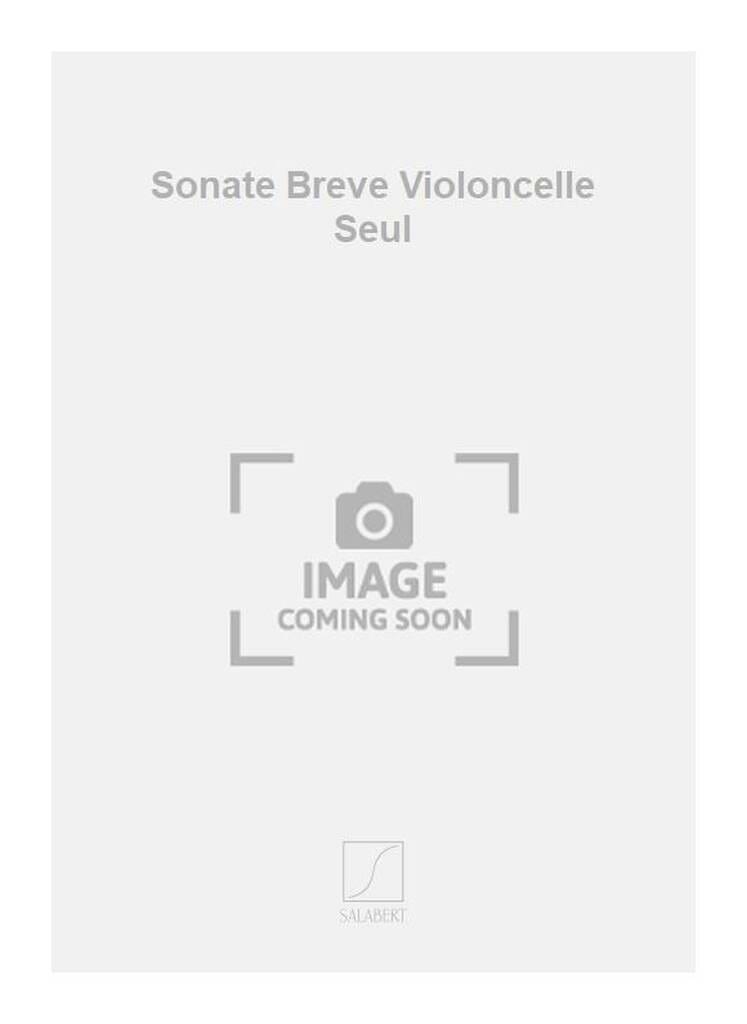 Sonate brève Marcel Landowski Partition Violoncelle