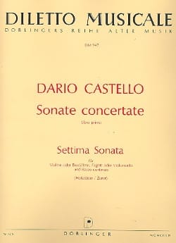 Settima Sonata : Sonate Concertante - 1° Libro primo - Dario Castello