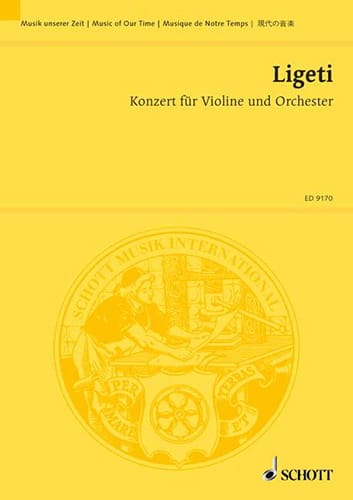 Konzert für Violine und Orchester - Partitur - LIGETI - Partition