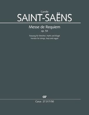 Messe de Requiem, op. 54 SAINT-SAËNS Partition Grand format
