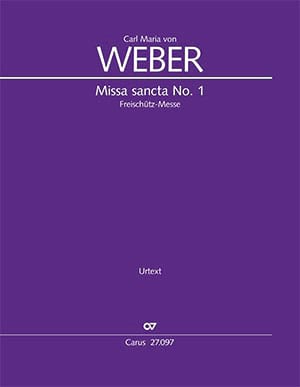 Missa Sancta n° 1 Carl Maria von Weber Partition Grand format