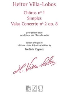 Chôros n° 1 / Simples / Valsa Concerto n° 2 Op. 8 - VILLA-LOBOS