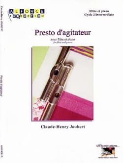 Presto d'agitateur Claude-Henry Joubert Partition Flûte traversière