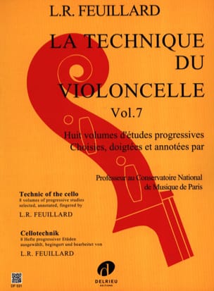 Technique du Violoncelle Volume 7 FEUILLARD Partition Violoncelle
