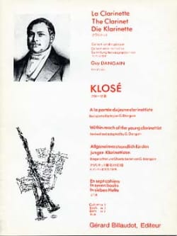 A la portée du jeune clarinettiste Vol. 5 - Hyacinthe Klosé