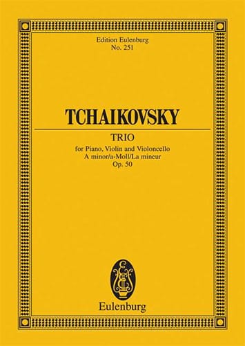 Klavier-Trio a-moll - TCHAIKOVSKY - Partition - Petit format