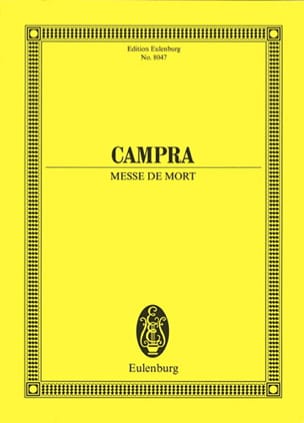 Messe de Mort Requiem CAMPRA Partition Grand format
