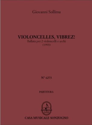 Violoncelles, Vibrez! Giovanni Sollima Partition Grand format