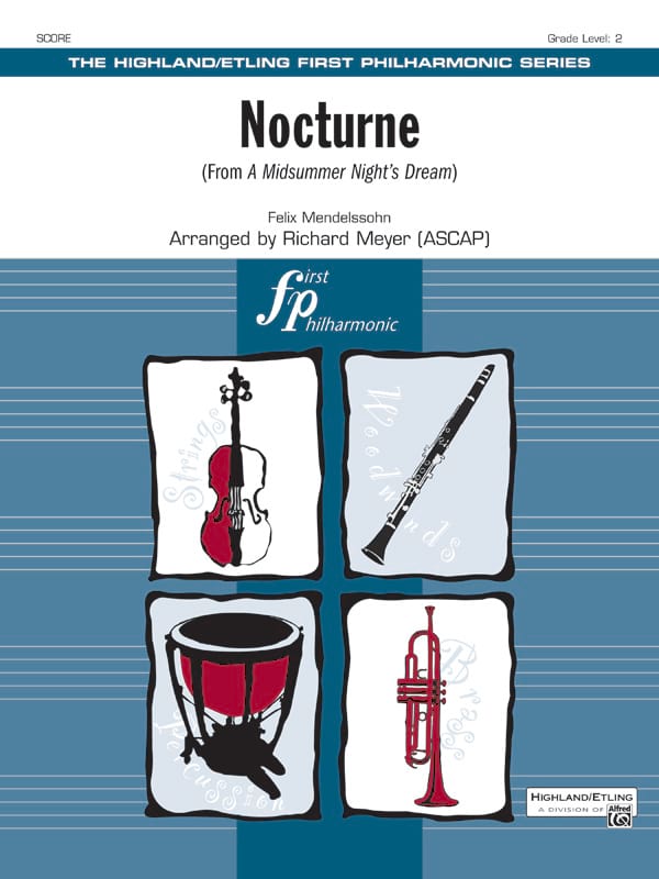 Nocturne Bartholdy Felix Mendelssohn Partition
