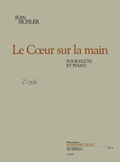 Le Coeur Sur la Main - Jean Sichler - Partition - Flûte traversière