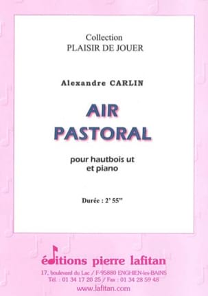 Air Pastoral Alexandre Carlin Partition Hautbois