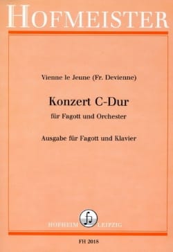 Konzert C-Dur - Fagott Klavier DEVIENNE Partition Basson