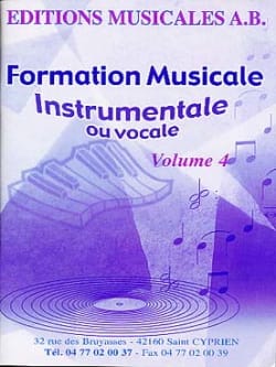 FM instrumentale ou vocale, Volume 4 AB Partition Solfèges