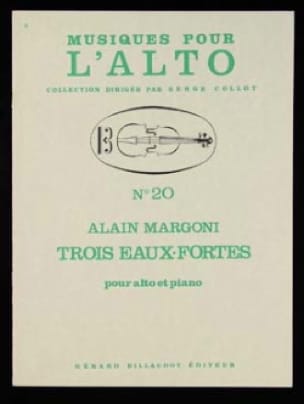 3 Eaux fortes - Alain Margoni - Partition - Alto