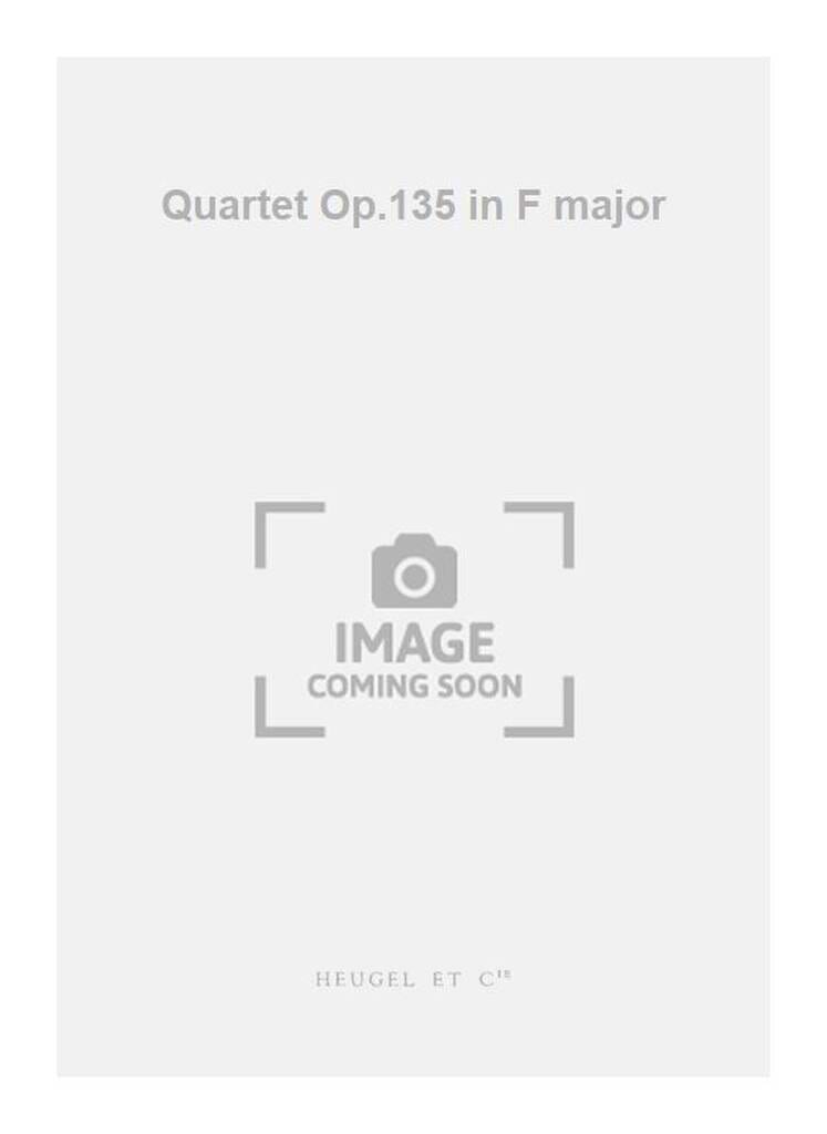 Quatuor à cordes n° 16 op. 135 BEETHOVEN Partition Petit format