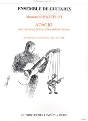 Adagio - 5 Guitares + Flt/Htb Benedetto Marcello Partition
