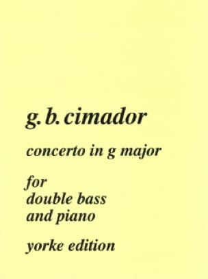 Concerto in G major - Contrebasse - Giovanni Battista Cimador