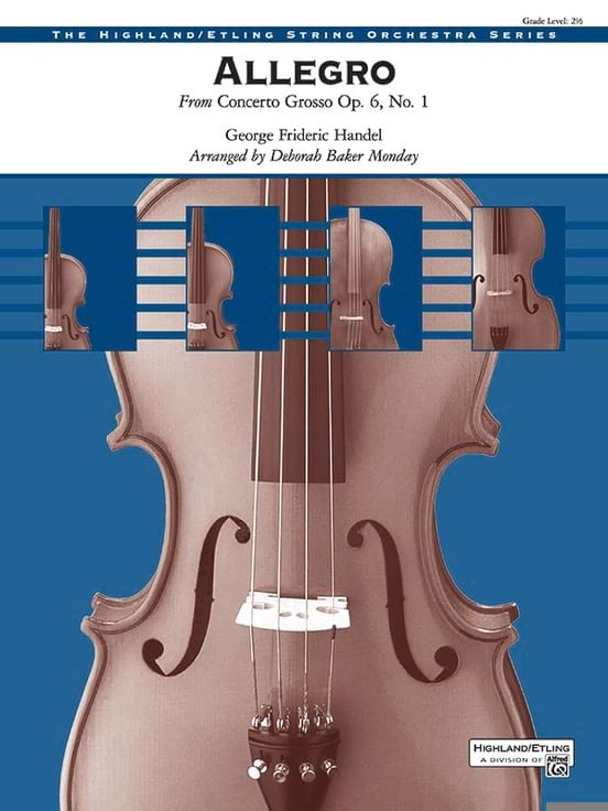 Allegro (Baker Monday) HAENDEL Partition