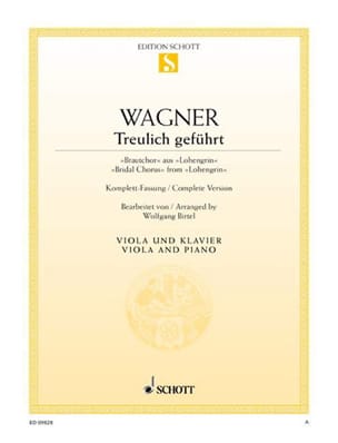Treulich Geführt Extr.De Lohengrin WAGNER Partition Violon