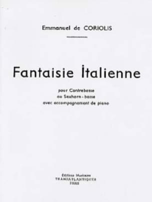 Fantaisie Italienne - Coriolis Emmanuel De - Partition - Contrebasse