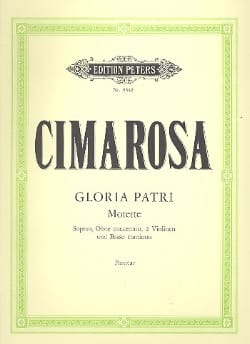Gloria patri CIMAROSA Partition Grand format