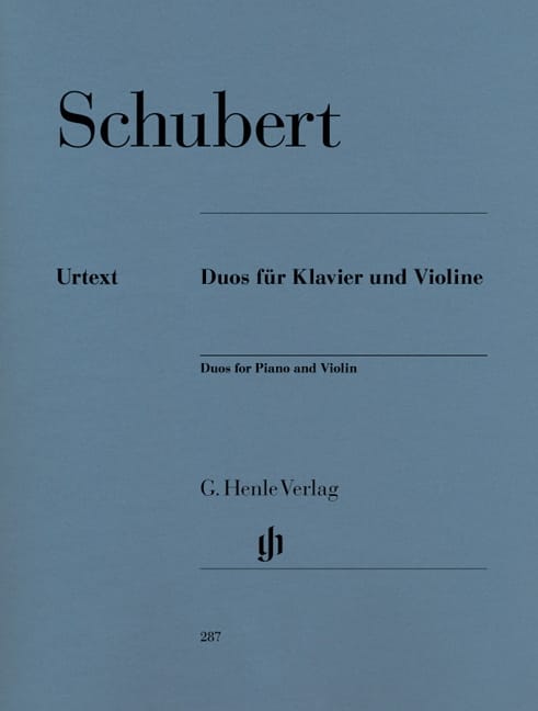 Duos pour piano et violon SCHUBERT Partition Violon