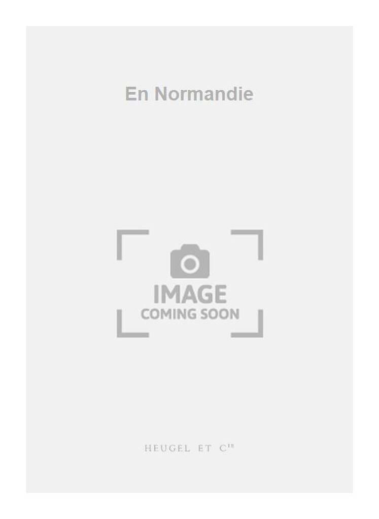 En Normandie Maurice Thiriet Partition Flûte traversière