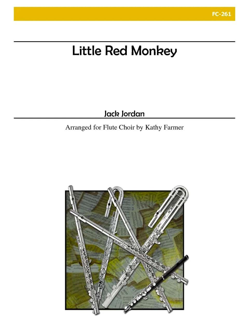 Little Red Monkey Jack Jordan Partition Flûte traversière