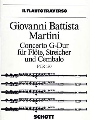 Concerto G-Dur - Flöte Klavier - Giovanni Battista Martini - Partition