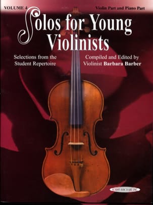 Solos for Young Violinists vol 4 Barbara Barber Partition Violon