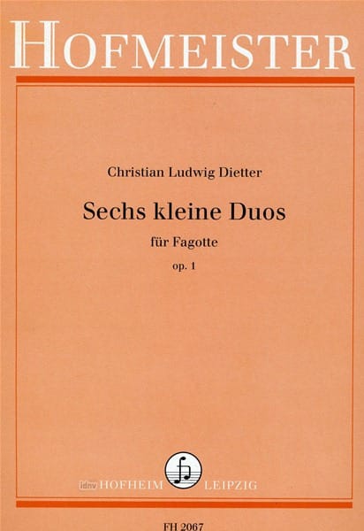 Sechs kleine Duos op. 1 - Fagotte - Christian Ludwig Dietter
