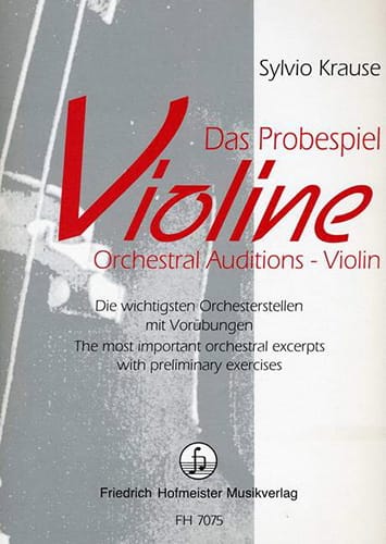 Das Probespiel Violine - Sylvio Krause - Partition - Violon