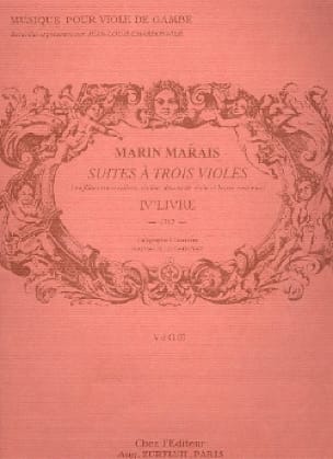 Suite à trois violes Marin Marais Partition Viole de gambe