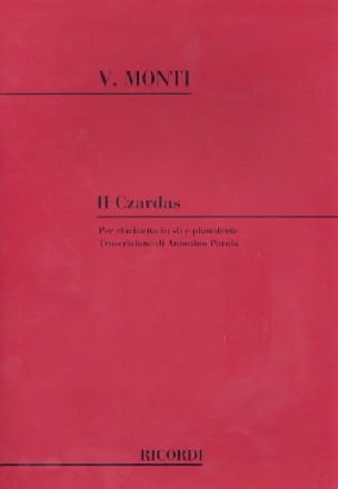 Czardas n° 2 - Clarinette - Vittorio Monti - Partition - Clarinette