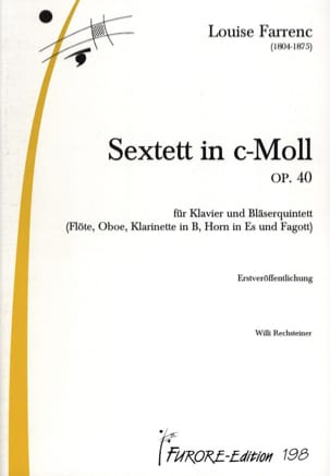 Sextuor, op. 40 en do mineur Louise Farrenc Partition Sextuors