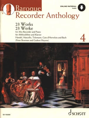 Baroque Recorder Anthology Volume 4 Partition Flûte à bec