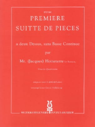 Première Suite De Pièces A Deux Dessus Sans Basse Continue