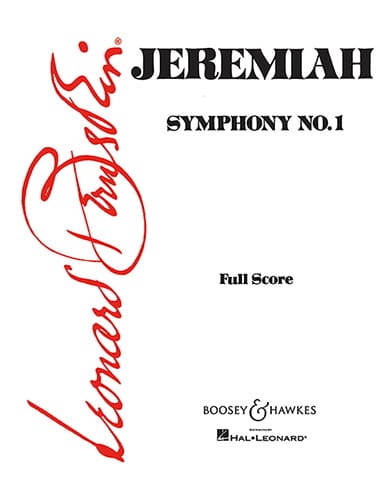 Symphonie N°1 Jeremiah - BERNSTEIN - Partition - Grand format