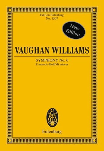 Symphony Nr. 6 e-moll WILLIAMS VAUGHAN Partition Petit format