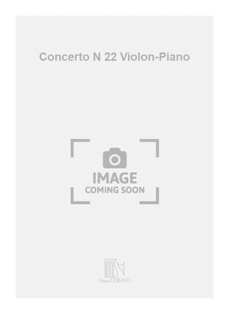 Concerto n° 22 pour violon VIOTTI Partition Violon
