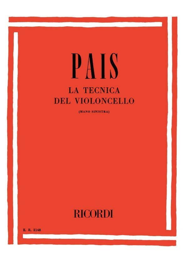 La Tecnica Del Violoncello Aldo Pais Partition Violoncelle