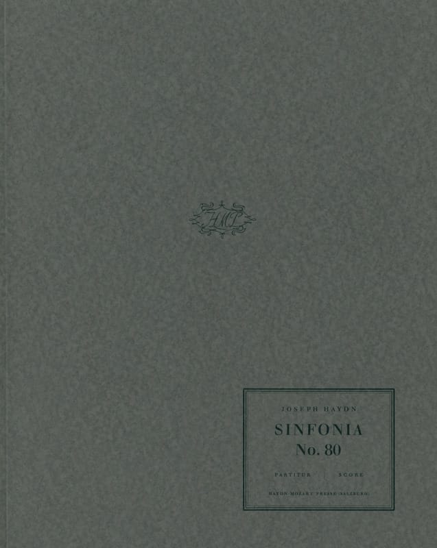 Symphonie N° 80 HAYDN Partition Grand format