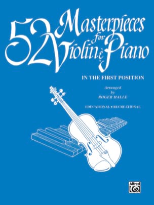 52 Masterpieces Roger Halle Partition Violon