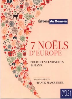 7 Noëls d'Europe - 2 Clarinettes et Piano Partition Trios