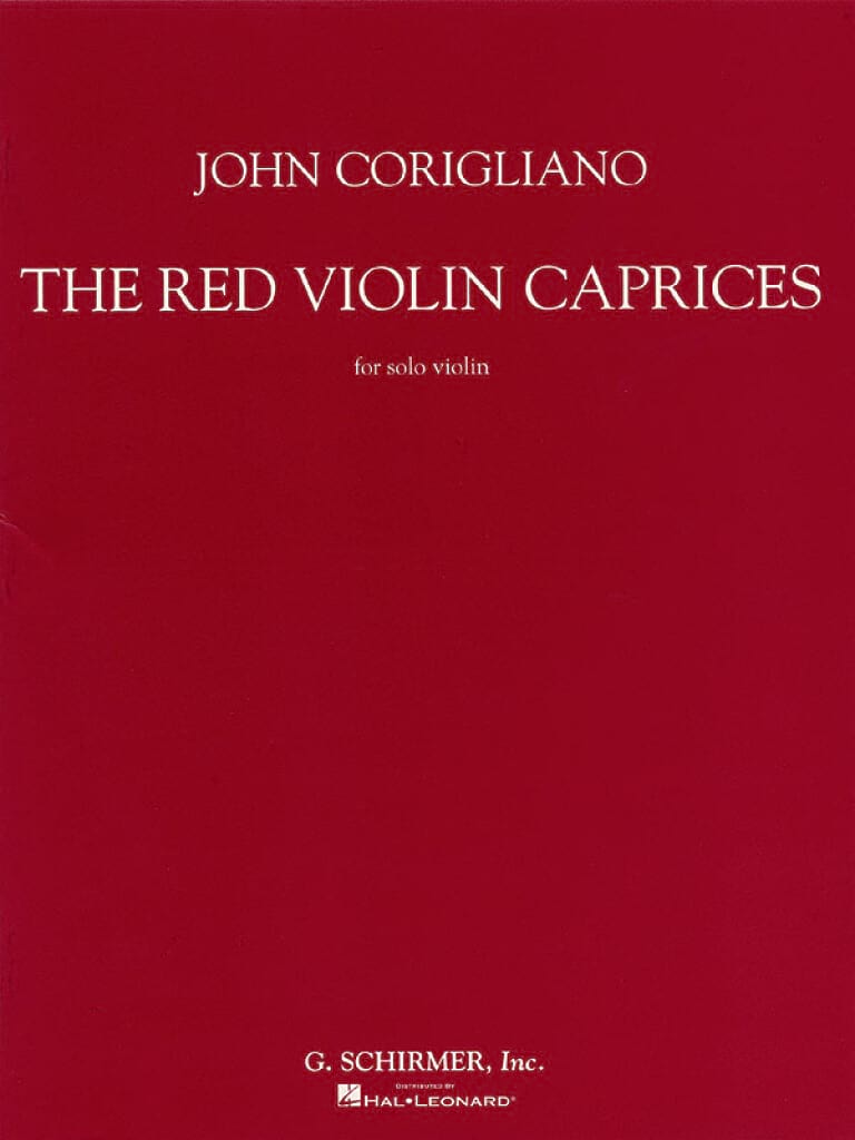 The Red Violin Caprices Corigliano john Partition