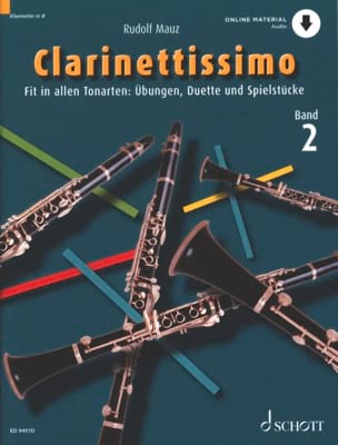 Clarinettissimo - Volume 2 Rudolf Mauz Partition Clarinette