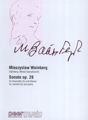 Sonate, op. 28 - Clarinette et piano - Mieczyslaw Weinberg - Partition